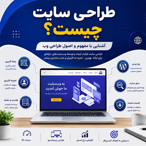 طراحی سایت چیست و اجزای اصلی طراحی وب