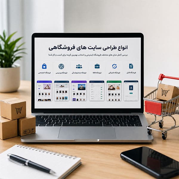 انواع طراحی سایت فروشگاهی و مدلهای مختلف فروشگاه اینترنتی برای کسبوکارهای آنلاین
